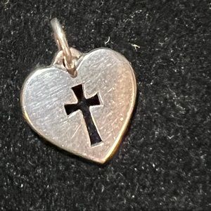 Crosslet heart James Avery charm